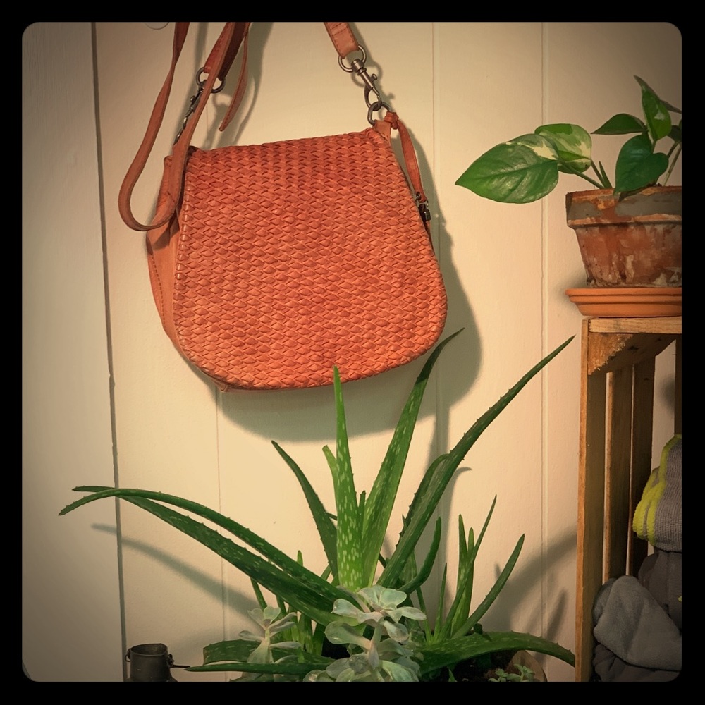 Abbacino Peach Crossbody Handbag